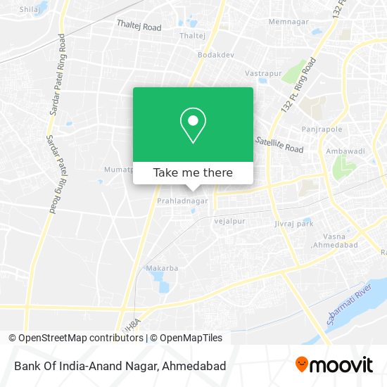 Bank Of India-Anand Nagar map