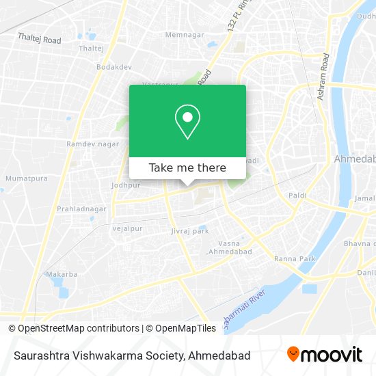 Saurashtra Vishwakarma Society map
