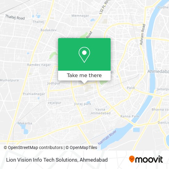 Lion Vision Info Tech Solutions map