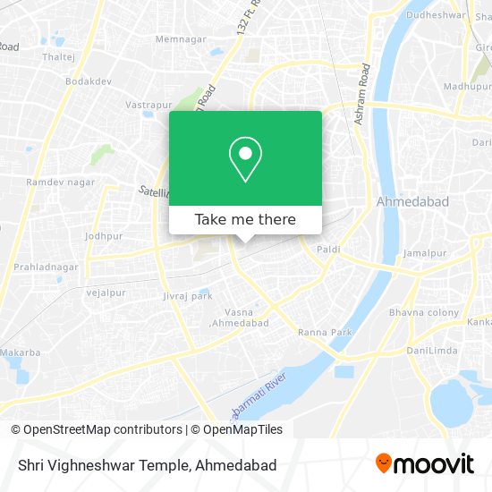 Shri Vighneshwar Temple map