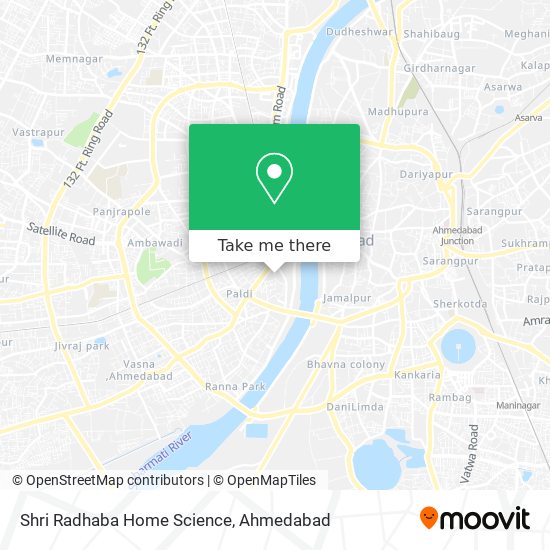 Shri Radhaba Home Science map
