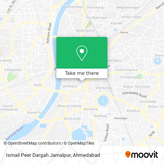 Ismail Peer Dargah Jamalpur map