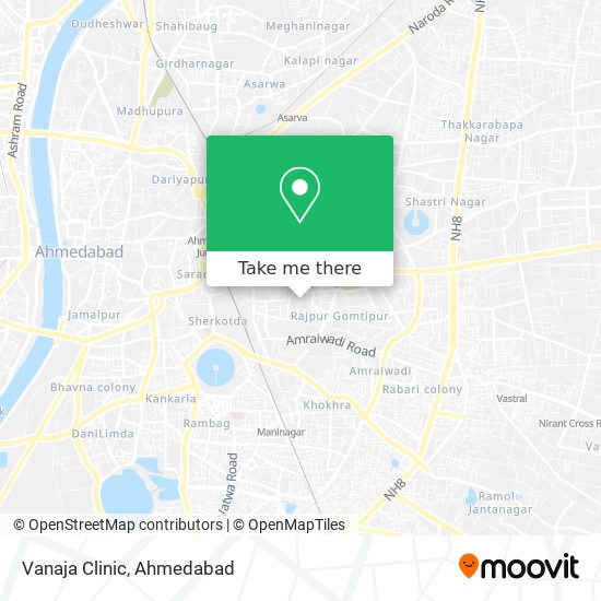 Vanaja Clinic map