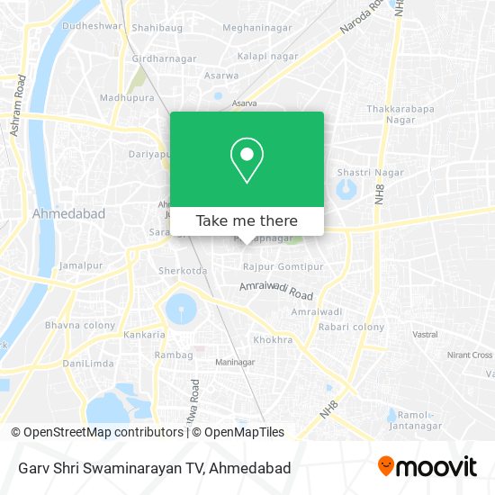 Garv Shri Swaminarayan TV map
