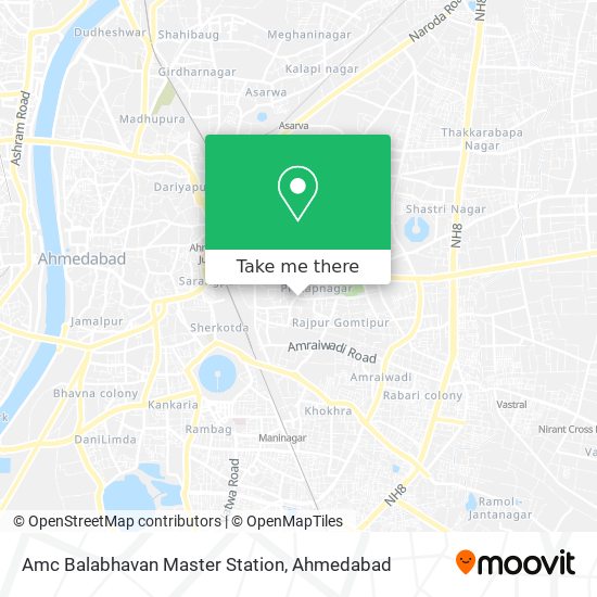 Amc Balabhavan Master Station map