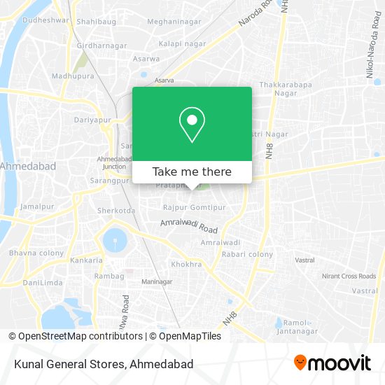 Kunal General Stores map