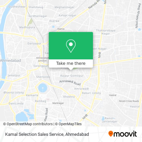 Kamal Selection Sales Service map