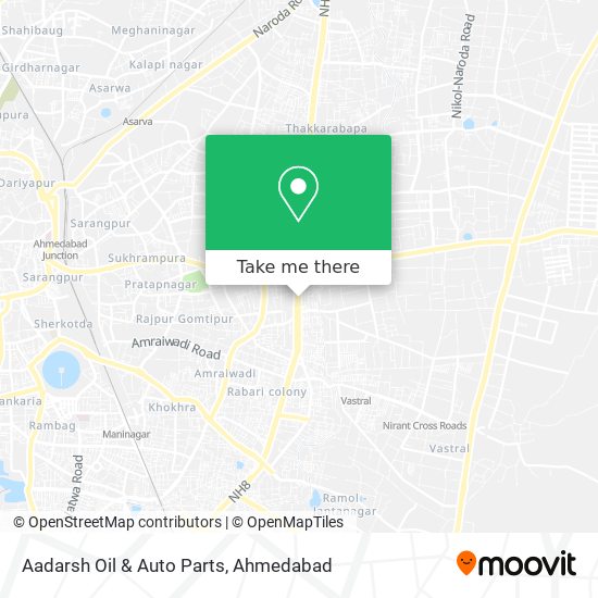 Aadarsh Oil & Auto Parts map