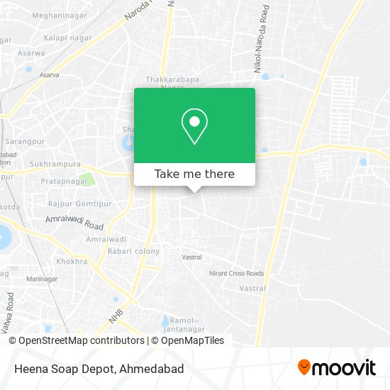 Heena Soap Depot map