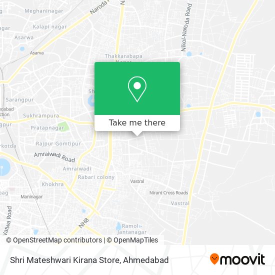 Shri Mateshwari Kirana Store map