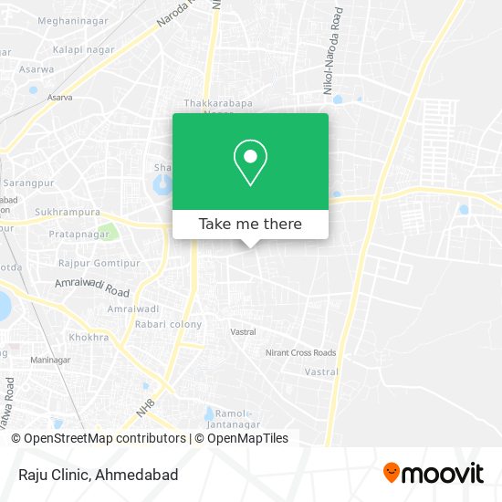 Raju Clinic map