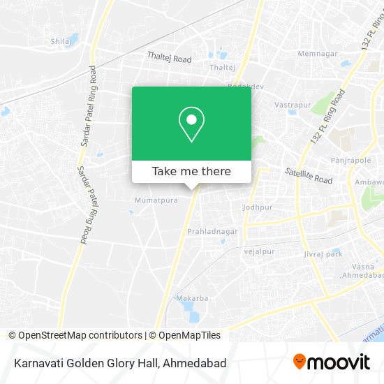 Karnavati Golden Glory Hall map