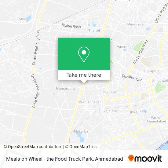 Meals on Wheel - the Food Truck Park map