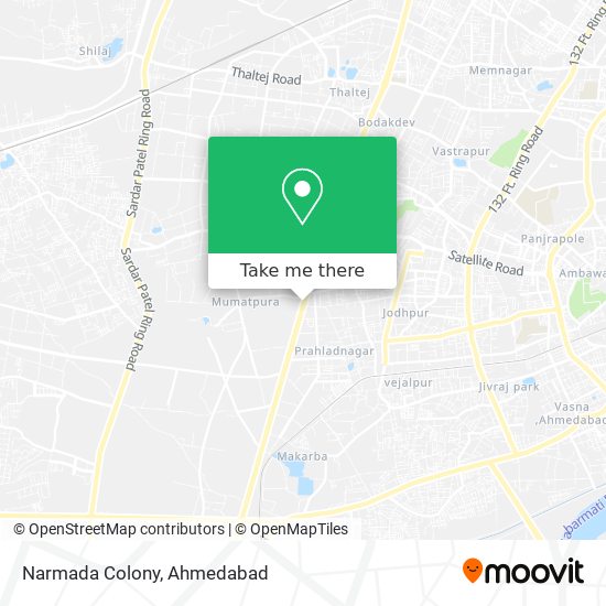 Narmada Colony map
