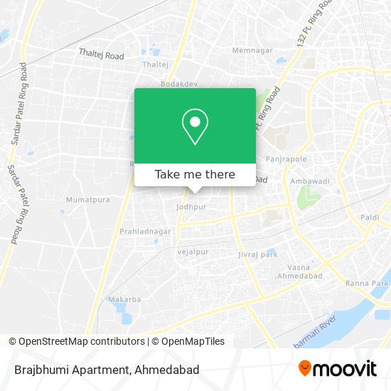 Brajbhumi Apartment map