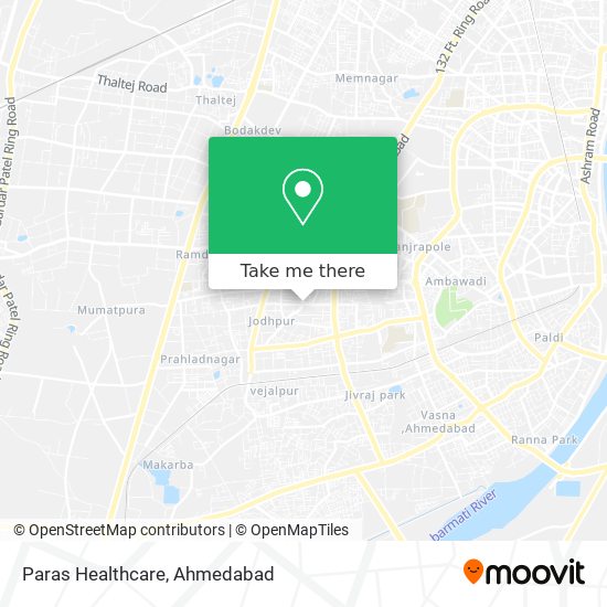 Paras Healthcare map