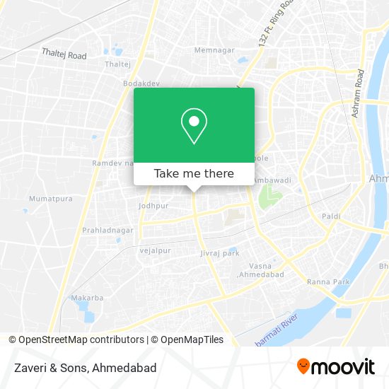 Zaveri & Sons map