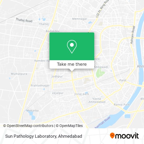 Sun Pathology Laboratory map