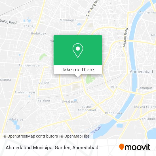 Ahmedabad Municipal Garden map