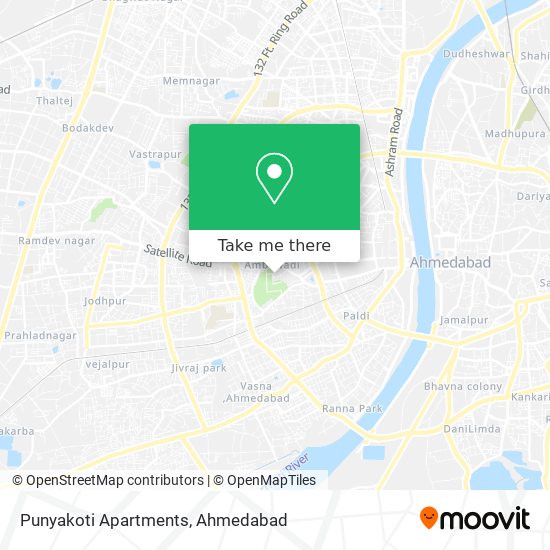 Punyakoti Apartments map