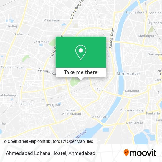 Ahmedabad Lohana Hostel map