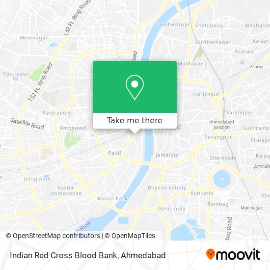 Indian Red Cross Blood Bank map
