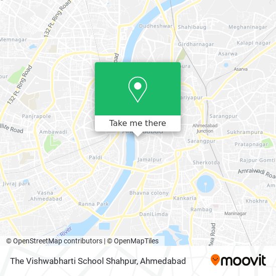 The Vishwabharti School Shahpur map