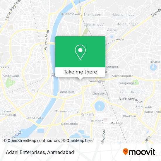 Adani Enterprises map