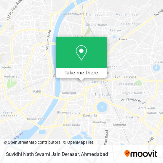 Suvidhi Nath Swami Jain Derasar map