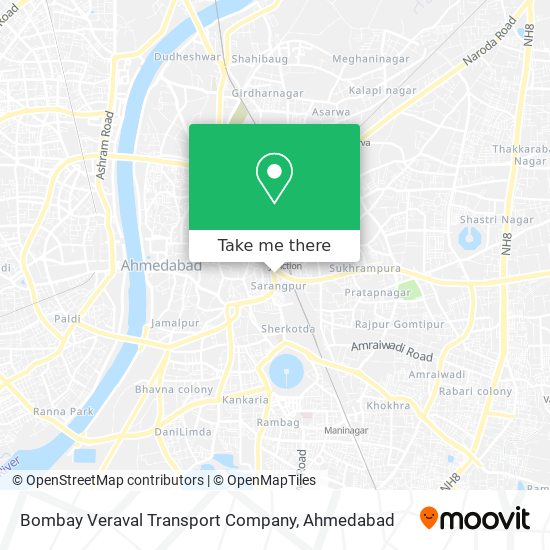 Bombay Veraval Transport Company map