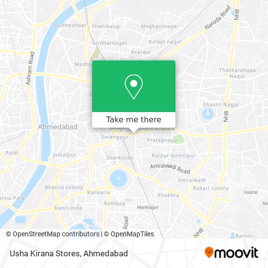 Usha Kirana Stores map