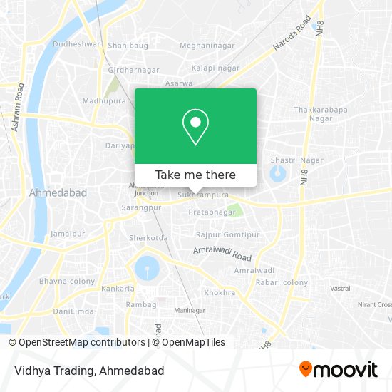 Vidhya Trading map