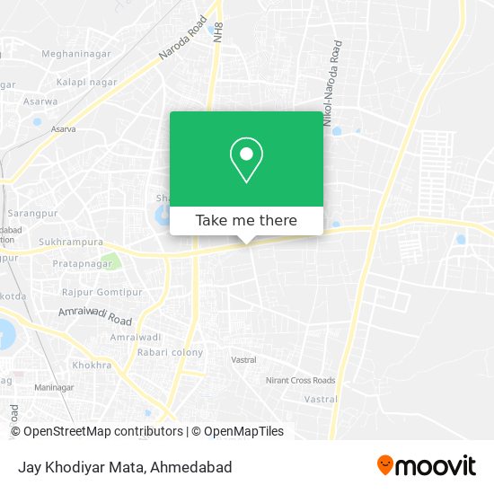 Jay Khodiyar Mata map