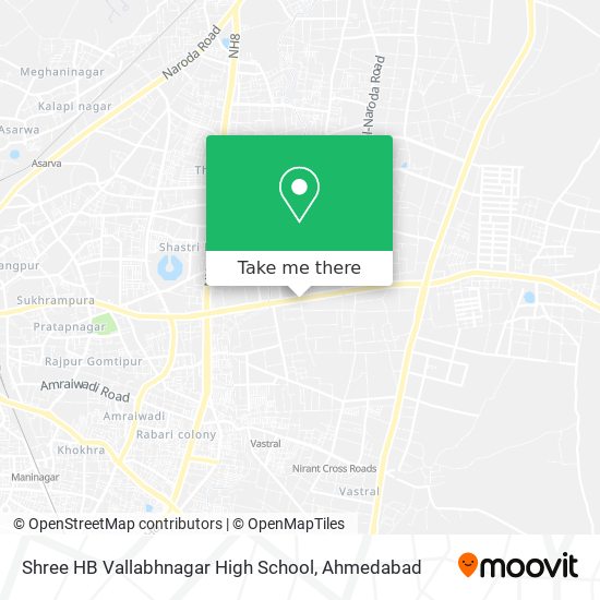 Shree HB Vallabhnagar High School map