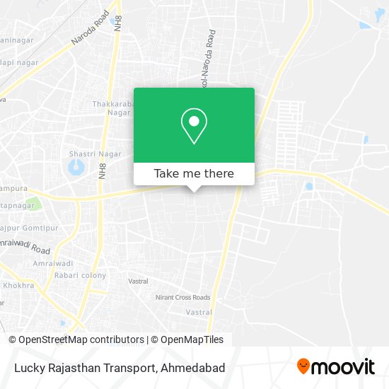 Lucky Rajasthan Transport map