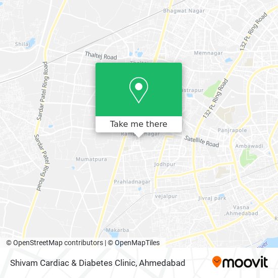 Shivam Cardiac & Diabetes Clinic map