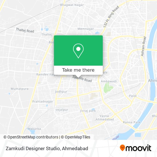 Zamkudi Designer Studio map