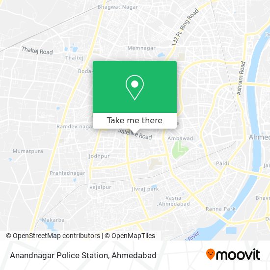 Anandnagar Police Station map