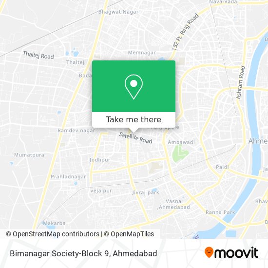 Bimanagar Society-Block 9 map