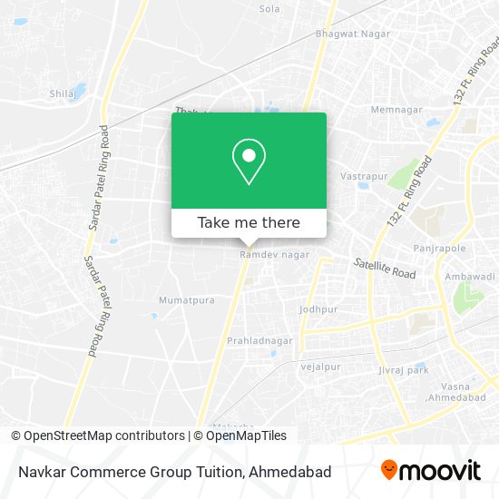 Navkar Commerce Group Tuition map