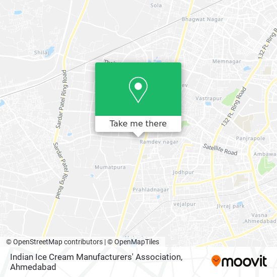 Indian Ice Cream Manufacturers' Association map