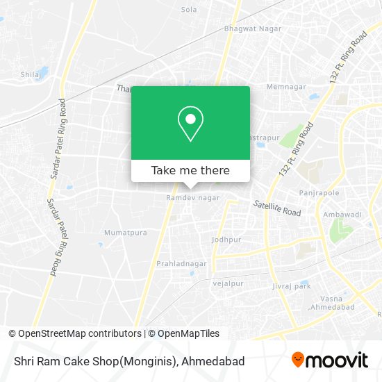 Shri Ram Cake Shop(Monginis) map