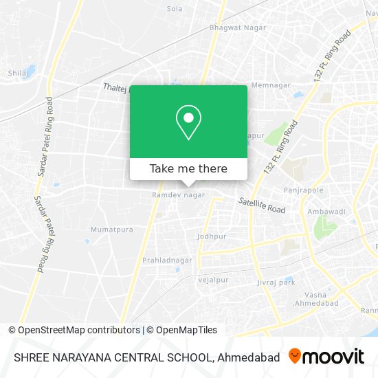 SHREE NARAYANA CENTRAL SCHOOL map