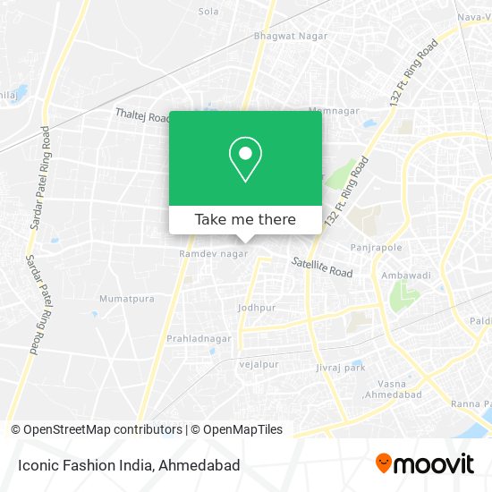 Iconic Fashion India map