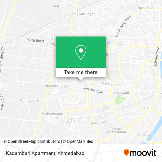 Kadambari Apartment map