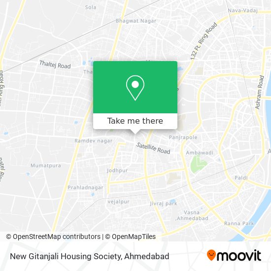 New Gitanjali Housing Society map