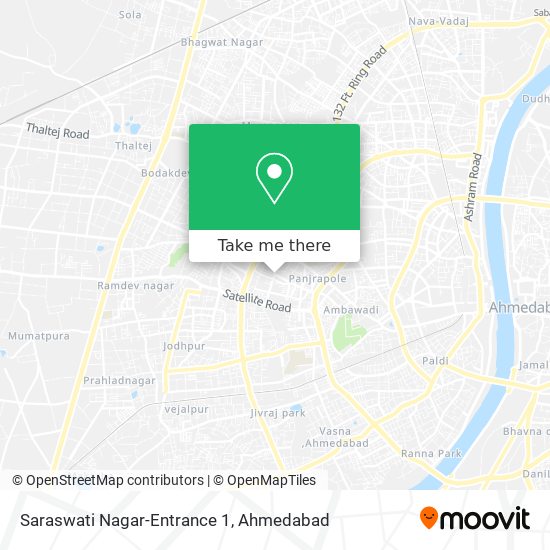 Saraswati Nagar-Entrance 1 map