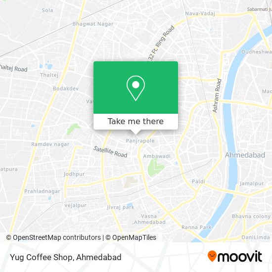 Yug Coffee Shop map