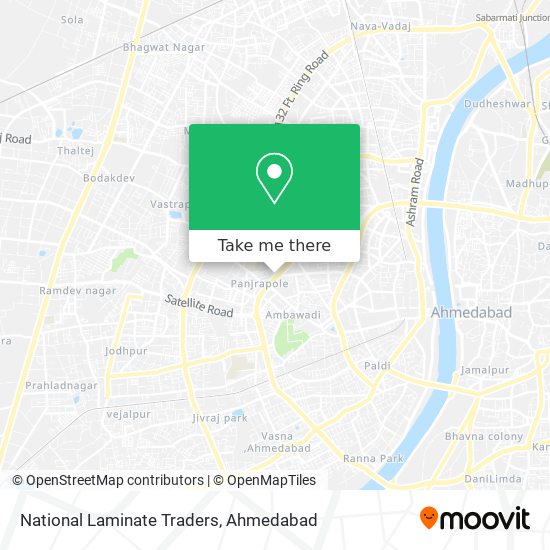 National Laminate Traders map