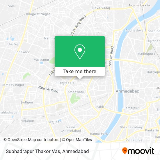 Subhadrapur Thakor Vas map